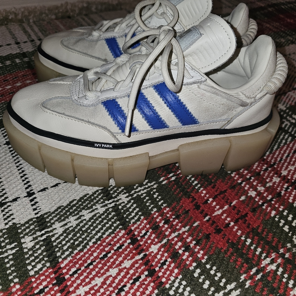 ADIDAS X 'Ivy Park' Super Rodeo Glow Blue Sneaker 6.5 Xllent Pre-owned - Picture 4 of 8